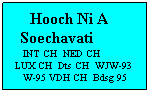 Text Box: Hooch Ni A    Soechavati             INT CH  NED CH          LUX CH  Dts CH  WJW-93  W-95 VDH CH  Bdsg 95
 
