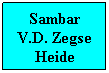 Text Box: Sambar V.D. Zegse Heide
 
